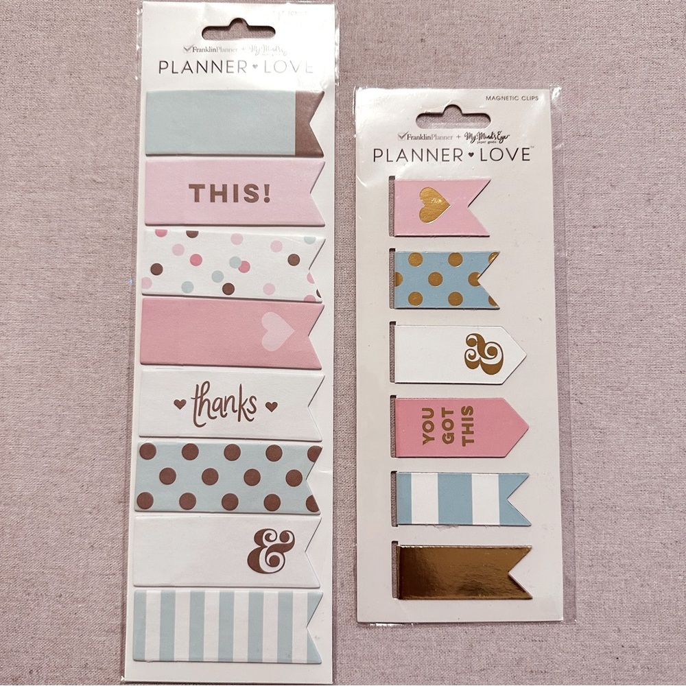 My Mind’s Eye | Planner Set | Mint & Pink - Picture 2 of 6